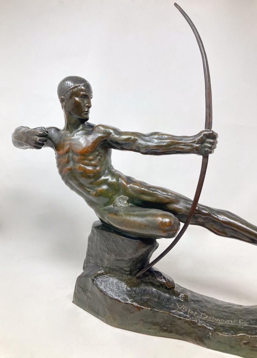 Archer Sculpture by Victor Demanet (1895-1964), Belgium , 1930s For Sale 3