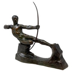 Sculpture Archer de Victor Demanet (1895-1964), Belgique , années 1930