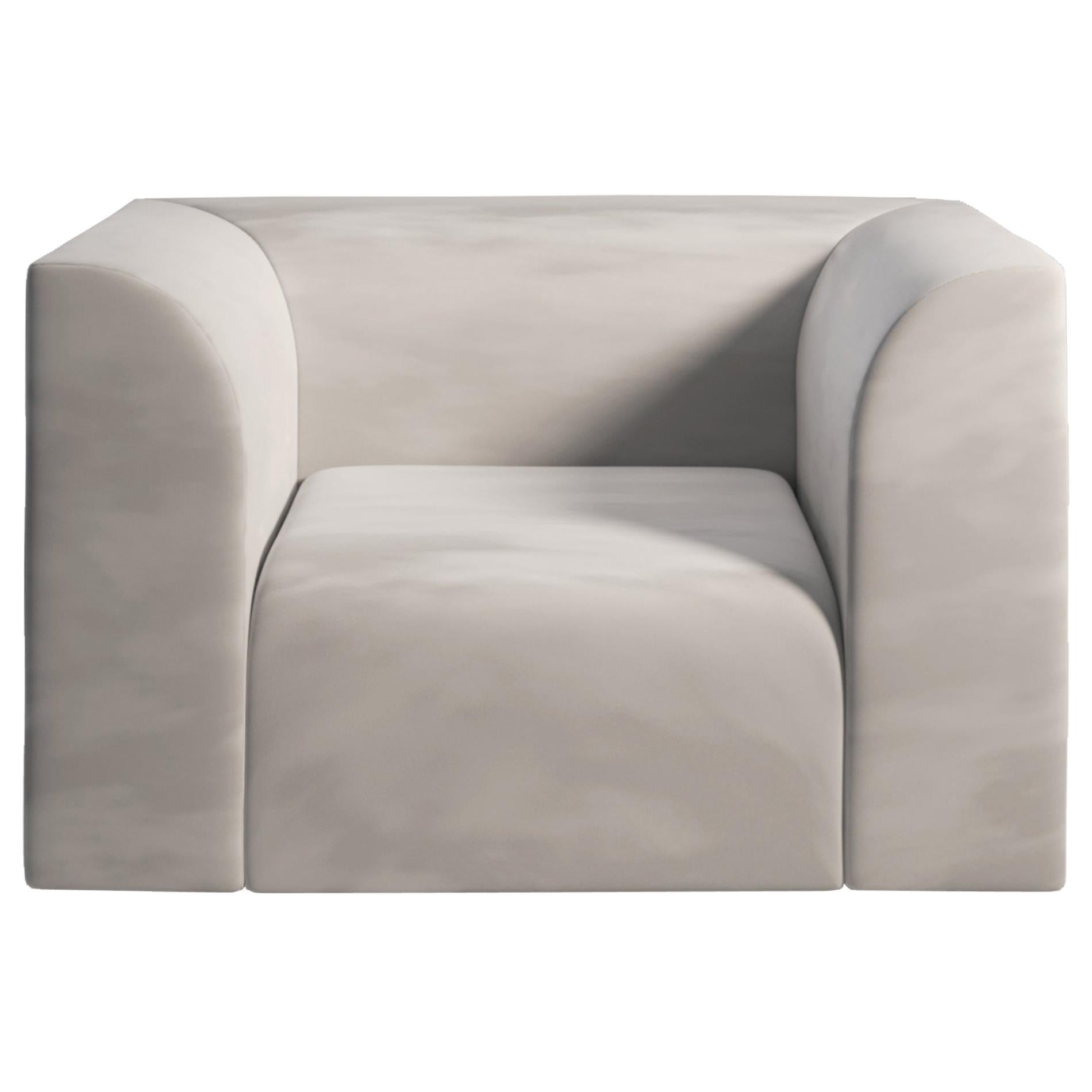 ARCHI 1 Seat Contemporary armchair in Fabric For Sale