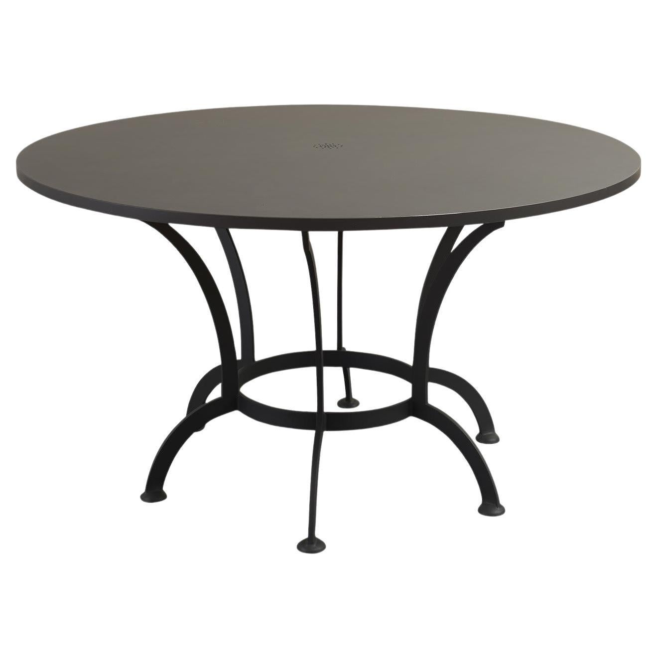 Table de salle à manger ronde Archi noire en vente