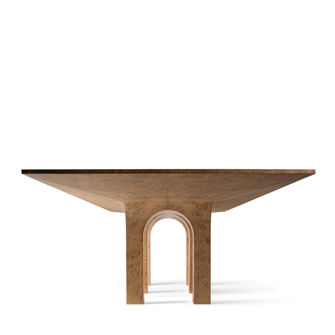 italien Table de salle à manger ARCHI en ronce de bois par StorageMilano en vente