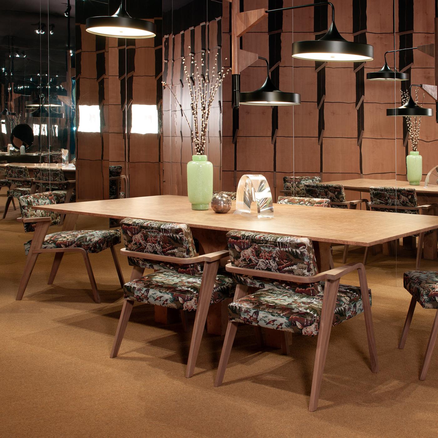 Table de salle à manger ARCHI en ronce de bois par StorageMilano en vente 1