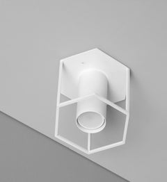Archi Hex White Ceiling Lamp by +kouple