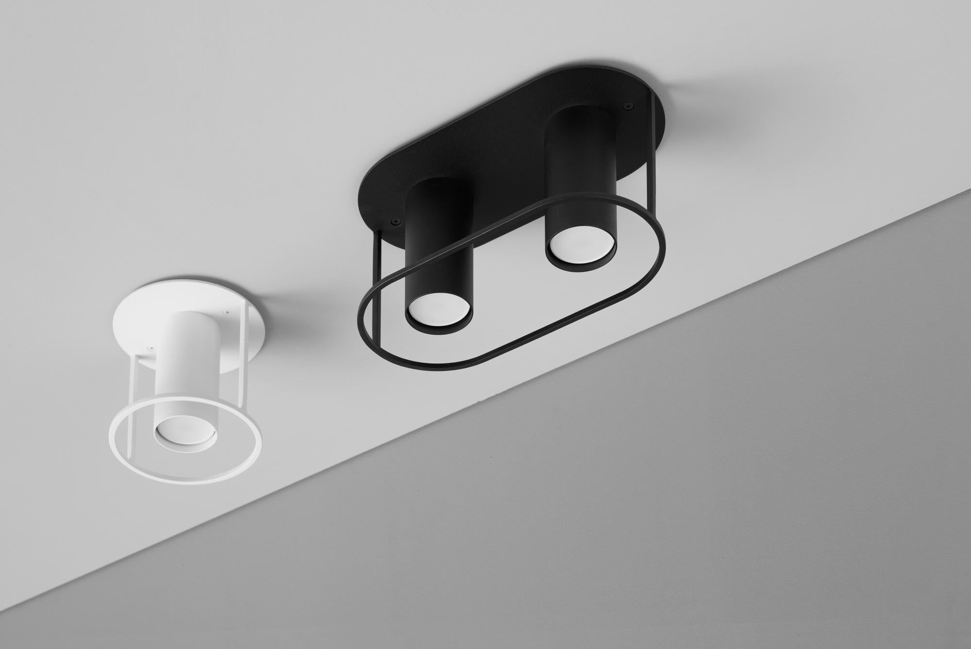 Archi Round Twins Black Ceiling Lamp by +kouple Neuf - En vente à Geneve, CH