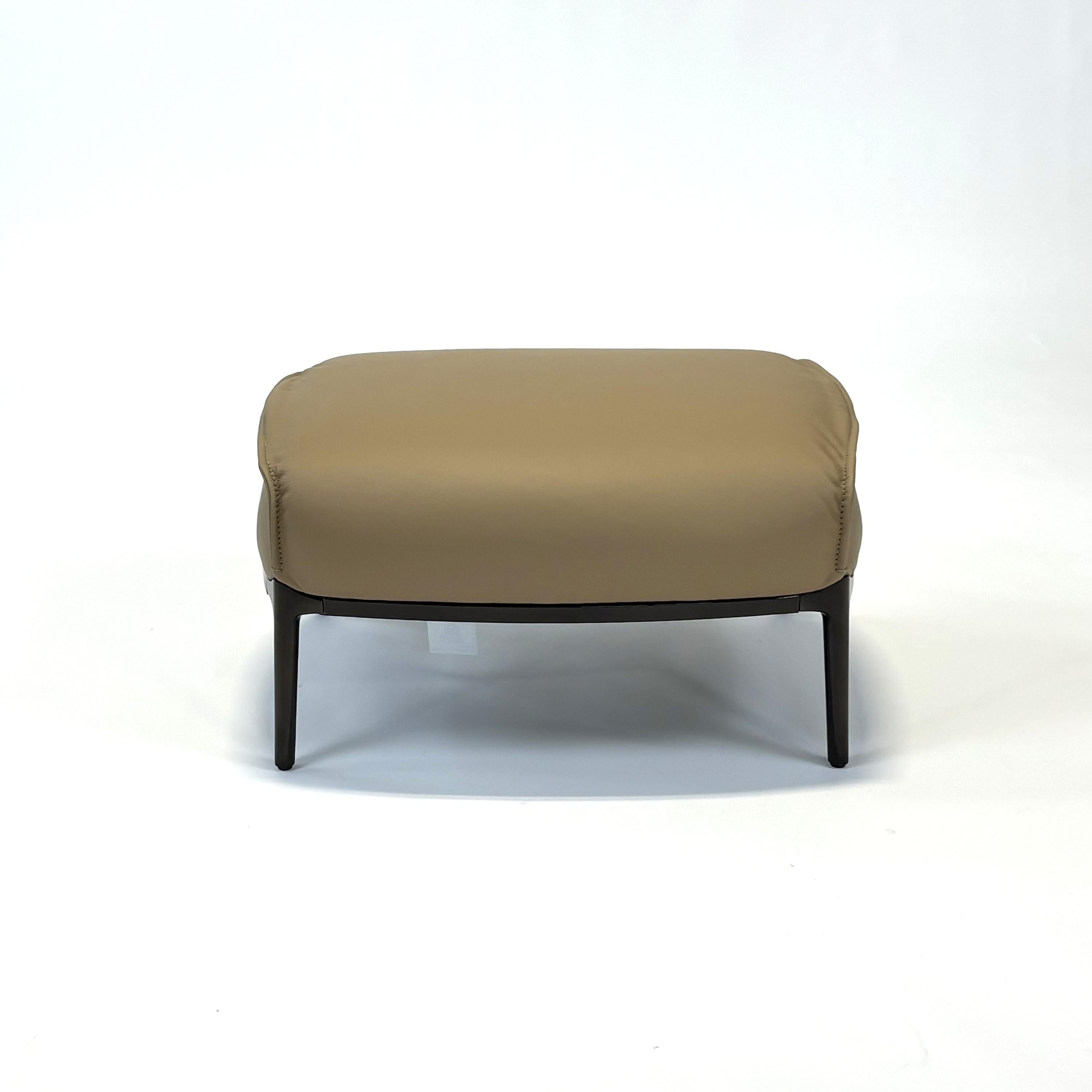 Archibald Armchair & Ottoman by Jean-Marie Massaud 3