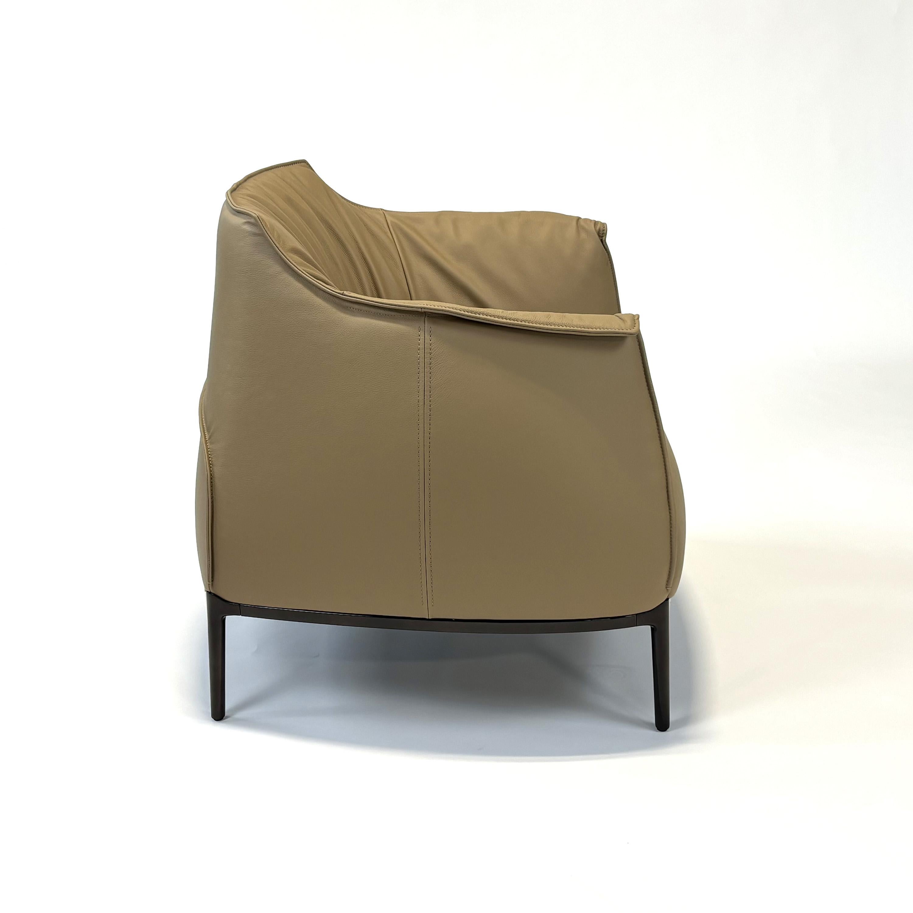 Archibald Armchair & Ottoman by Jean-Marie Massaud In Excellent Condition In Doral, FL