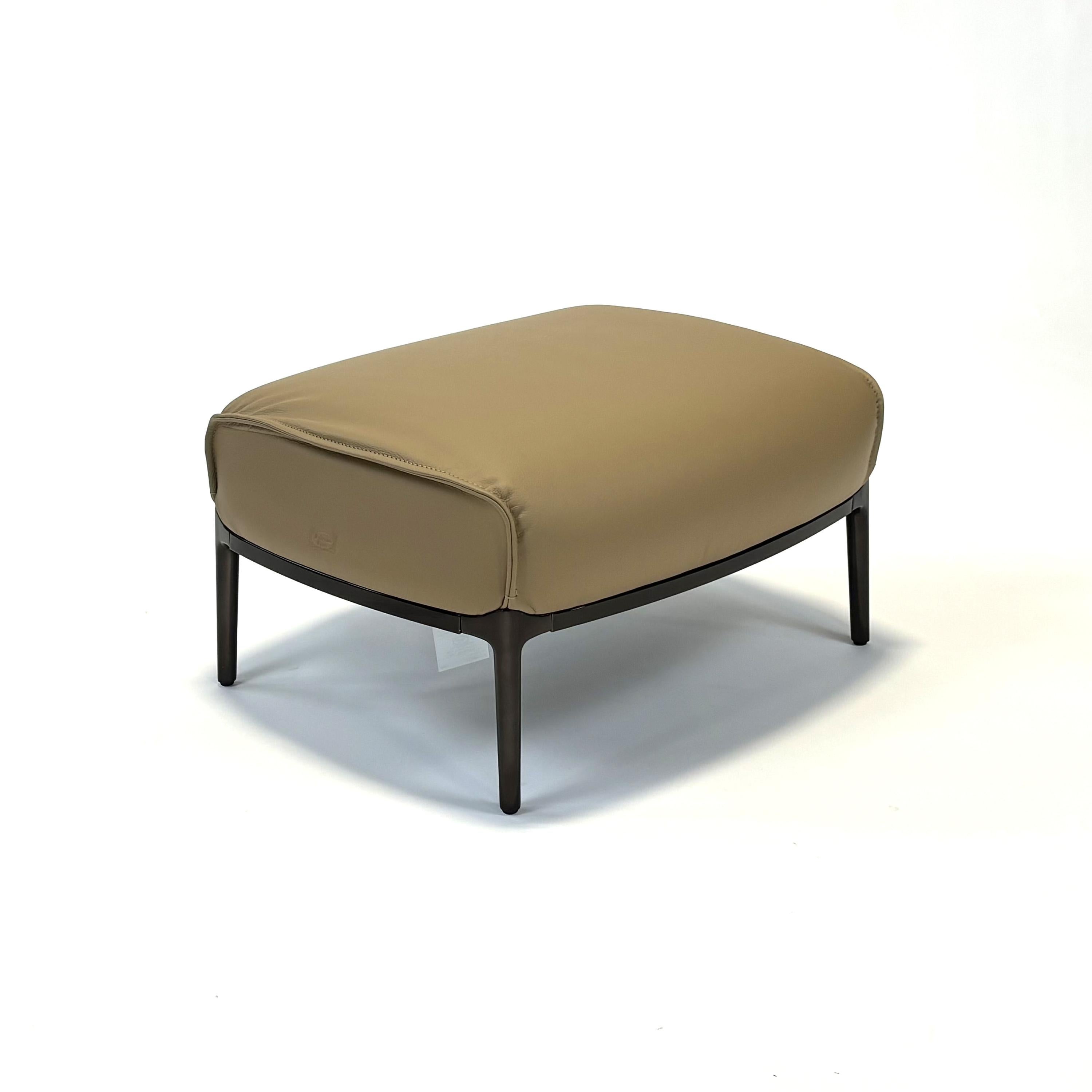Archibald Armchair & Ottoman by Jean-Marie Massaud 2