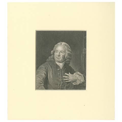 Archibald Bower – 18th-Century Line Engraving by Thomas Holloway after Knapton