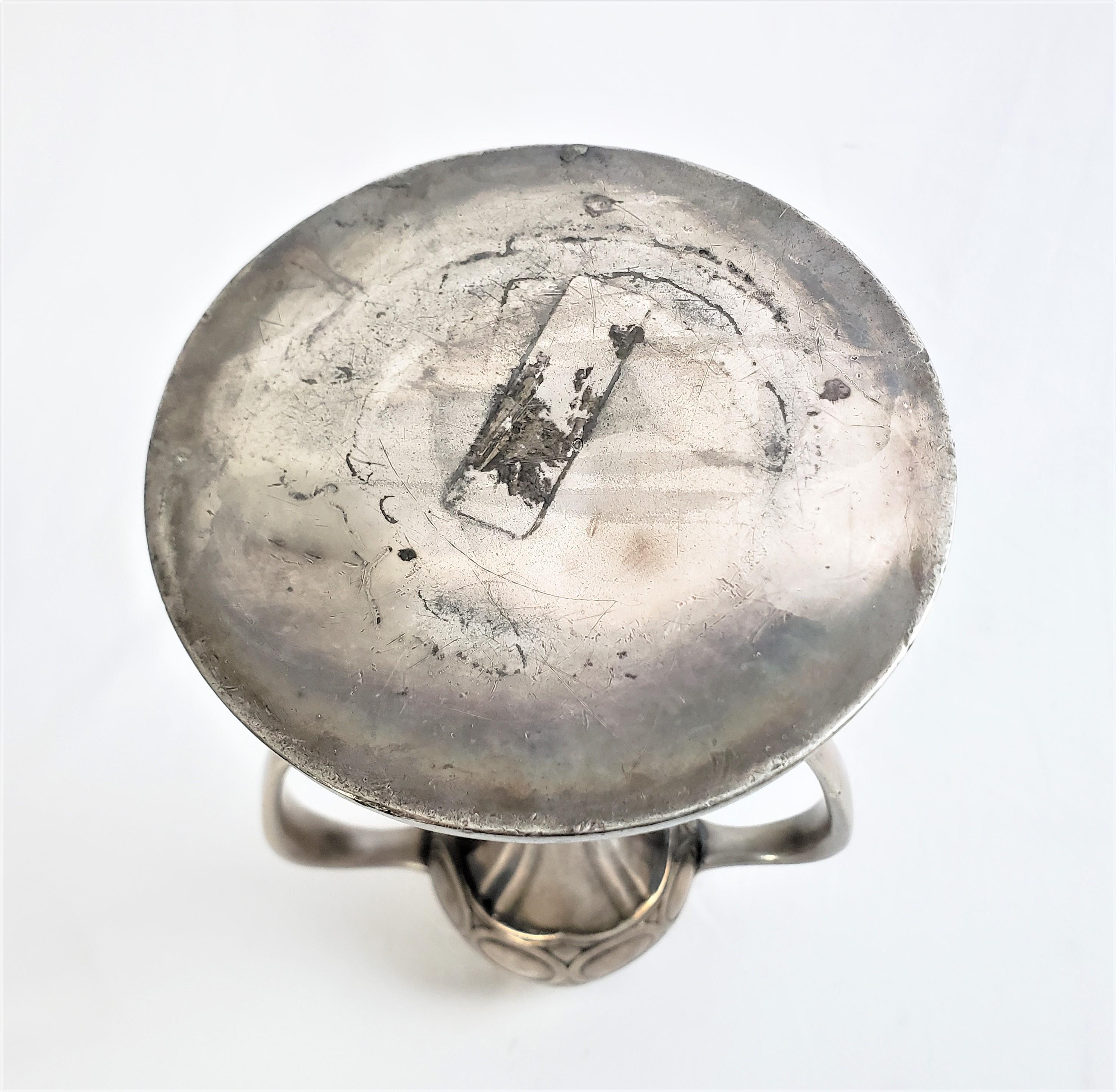 Archibald Knox Attributed Antique Art Nouveau Pewter Vase with Naturalistic Form 5