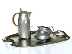 Archibald Knox by Liberty & Co Pewter Tea Set