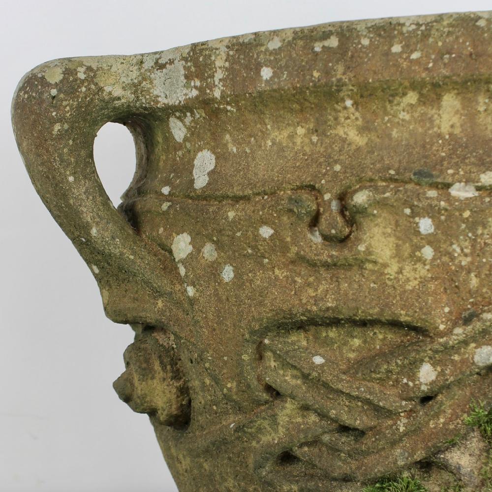 British Archibald Knox Design For Liberty Compton 'Olaf' Terracotta Garden Pot