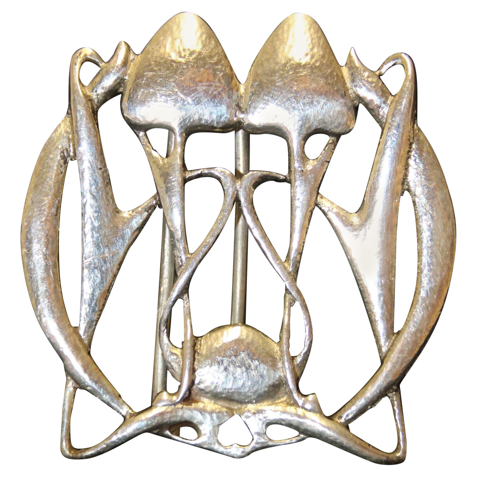 Hebilla de plata de Archibald Knox para Liberty and Co., Birmingham, 1902 - 3