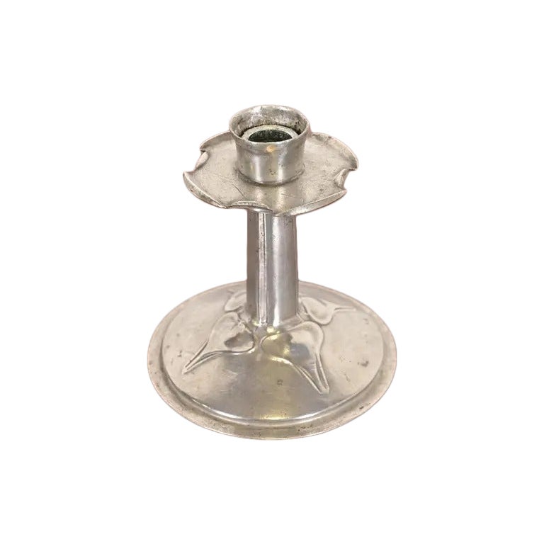 Archibald Knox for Liberty & Co. Antique Arts & Crafts Candlestick, Circa 1905