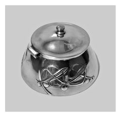 Archibald Knox for Liberty & Co Pewter Inkwell, circa 1903
