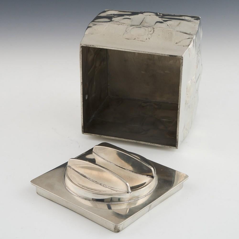 Archibald Knox for Liberty & Co Tudric Pewter Biscuit Box, c1905 In Good Condition For Sale In Tunbridge Wells, GB
