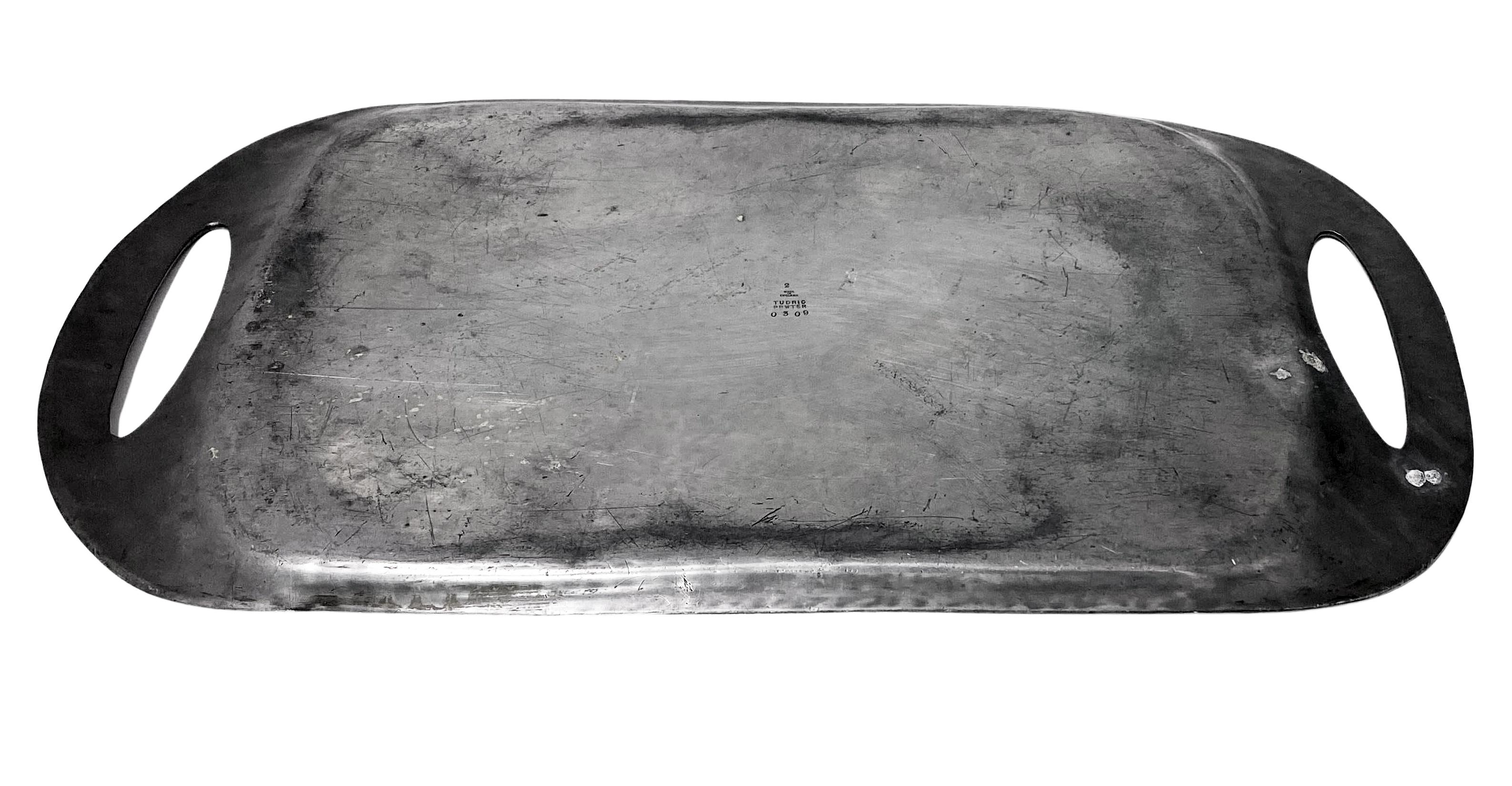 Archibald Knox Liberty Pewter Tray, C.1906 In Good Condition In Toronto, Ontario