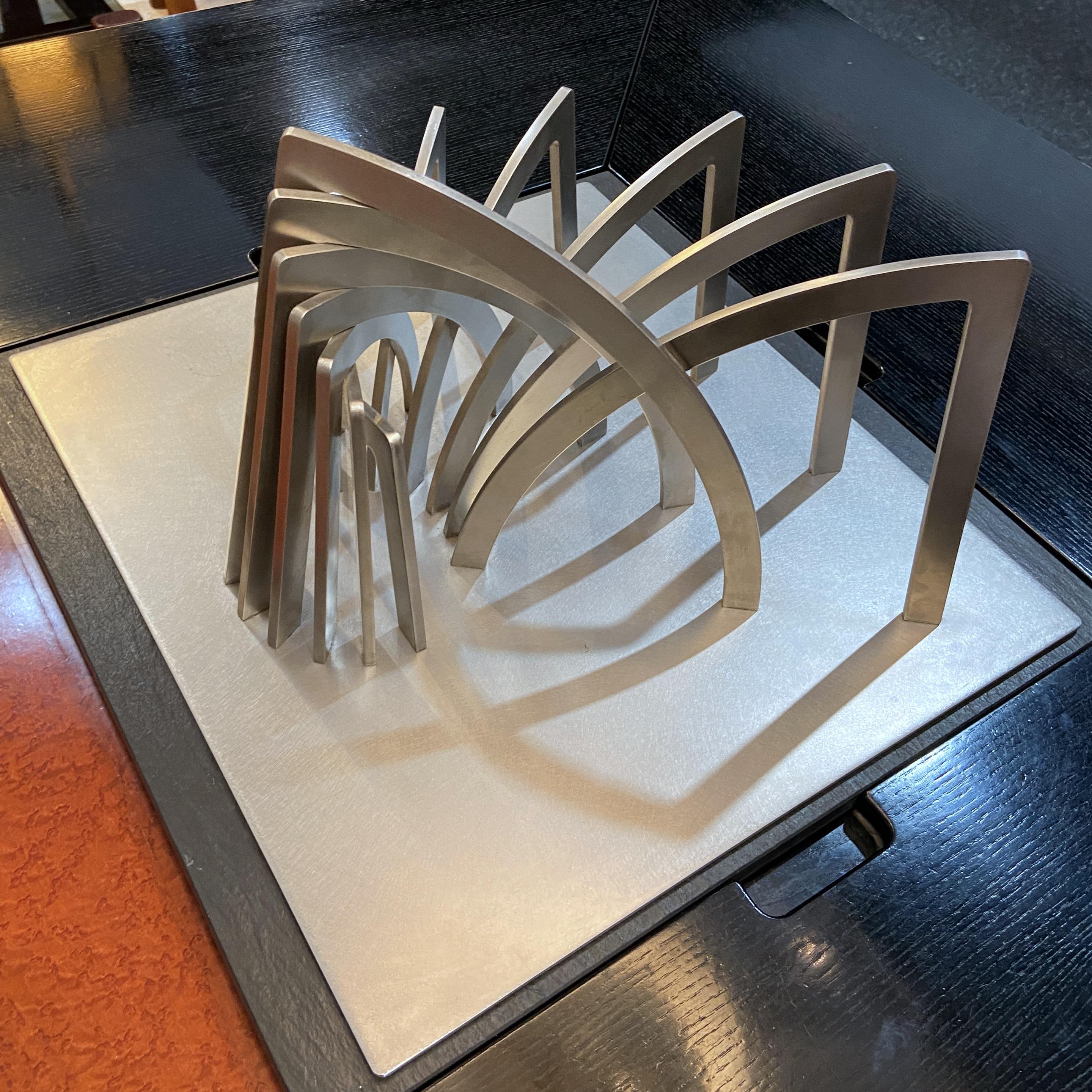 Archictural Abstract Sculpture by Dutch Margot Zanstra For Sale 9