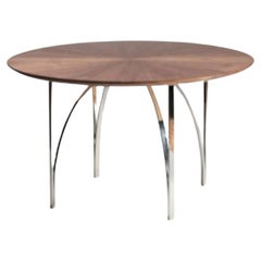 Table Archie Canaletto en noyer par Serena Confalonieri