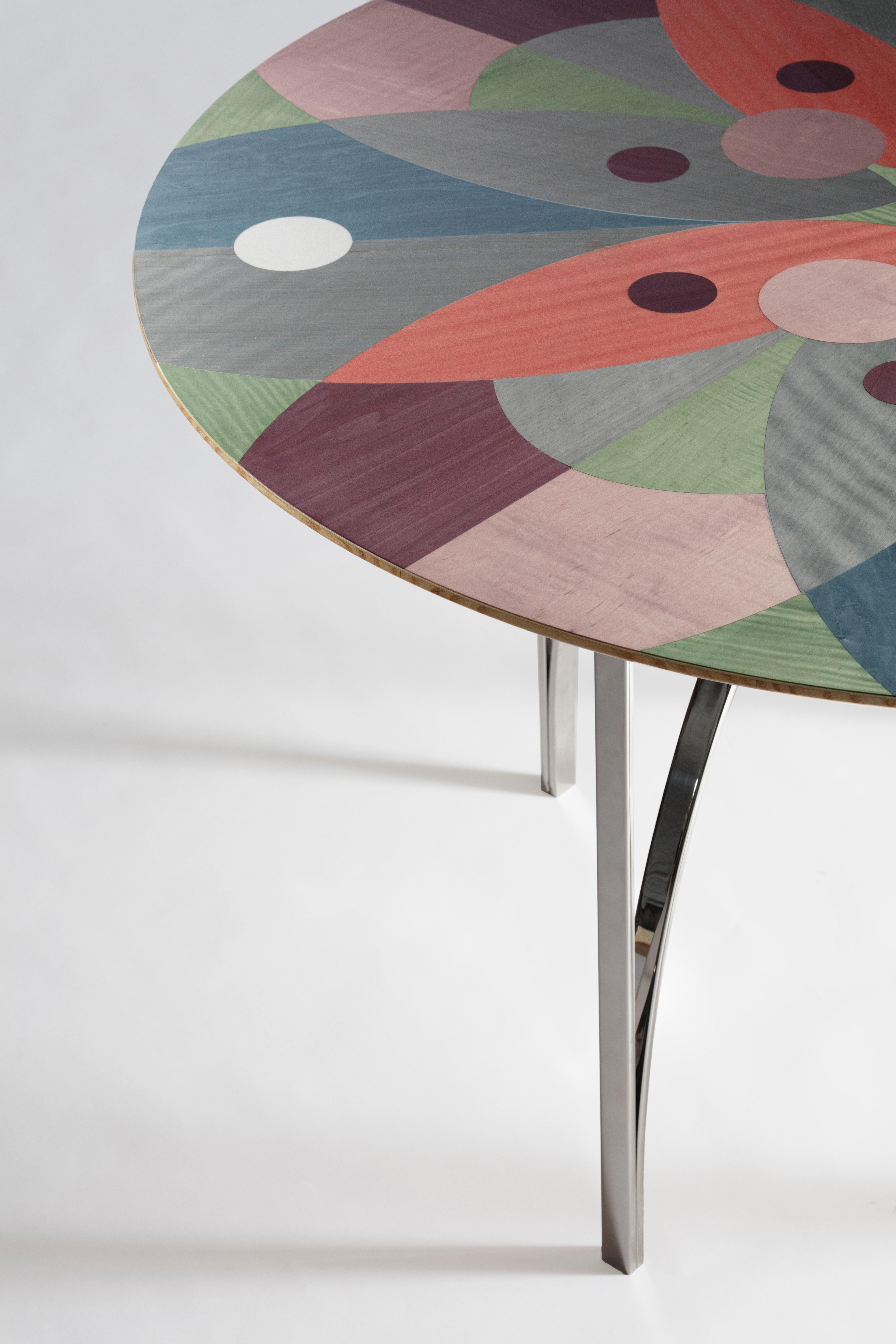 Modern Archie Colored Table by Serena Confalonieri For Sale