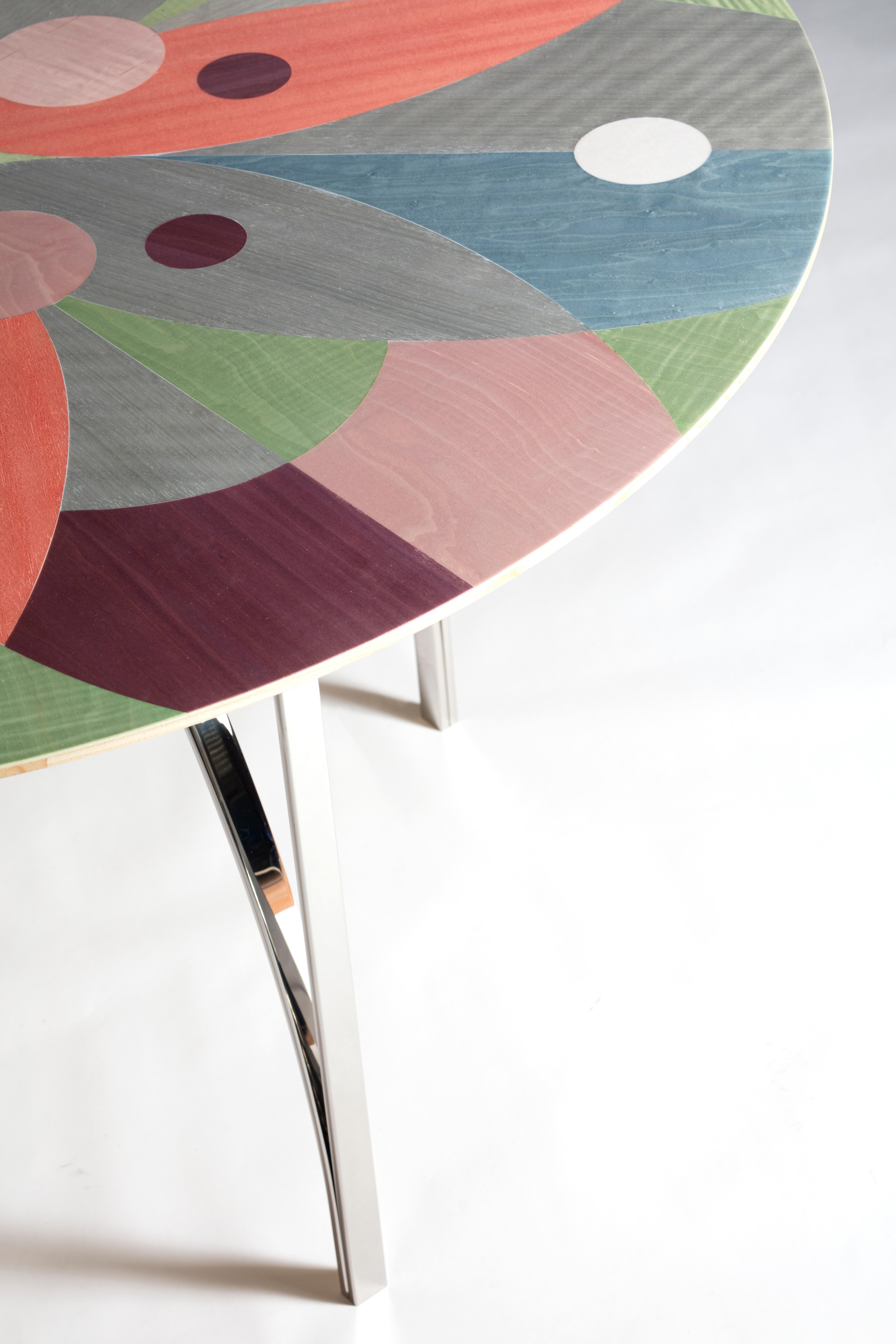 Archie Colored Table by Serena Confalonieri In New Condition In Geneve, CH