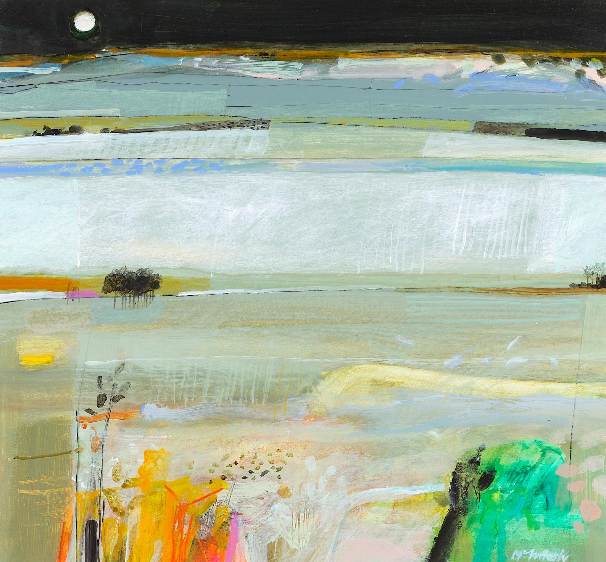 Archie Dunbar McIntosh Abstract Painting - Moonlight   Sonata