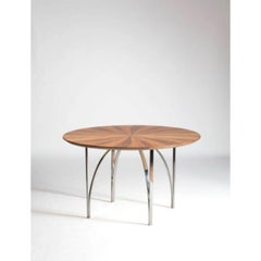 Archie European Walnut Table by Serena Confalonieri