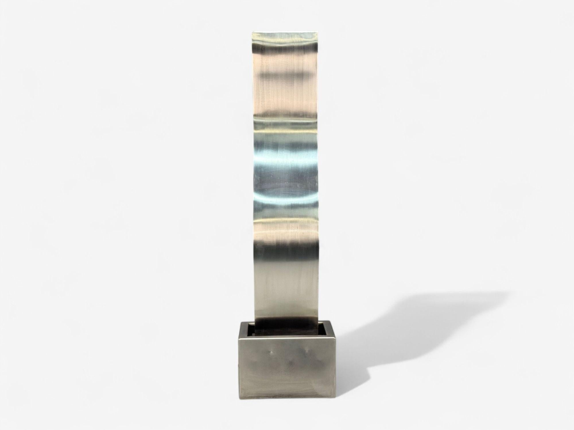 Modern Archie Held, Contemporary, Stainless Steel, Monumental Water Sculpture, USA 2000 For Sale