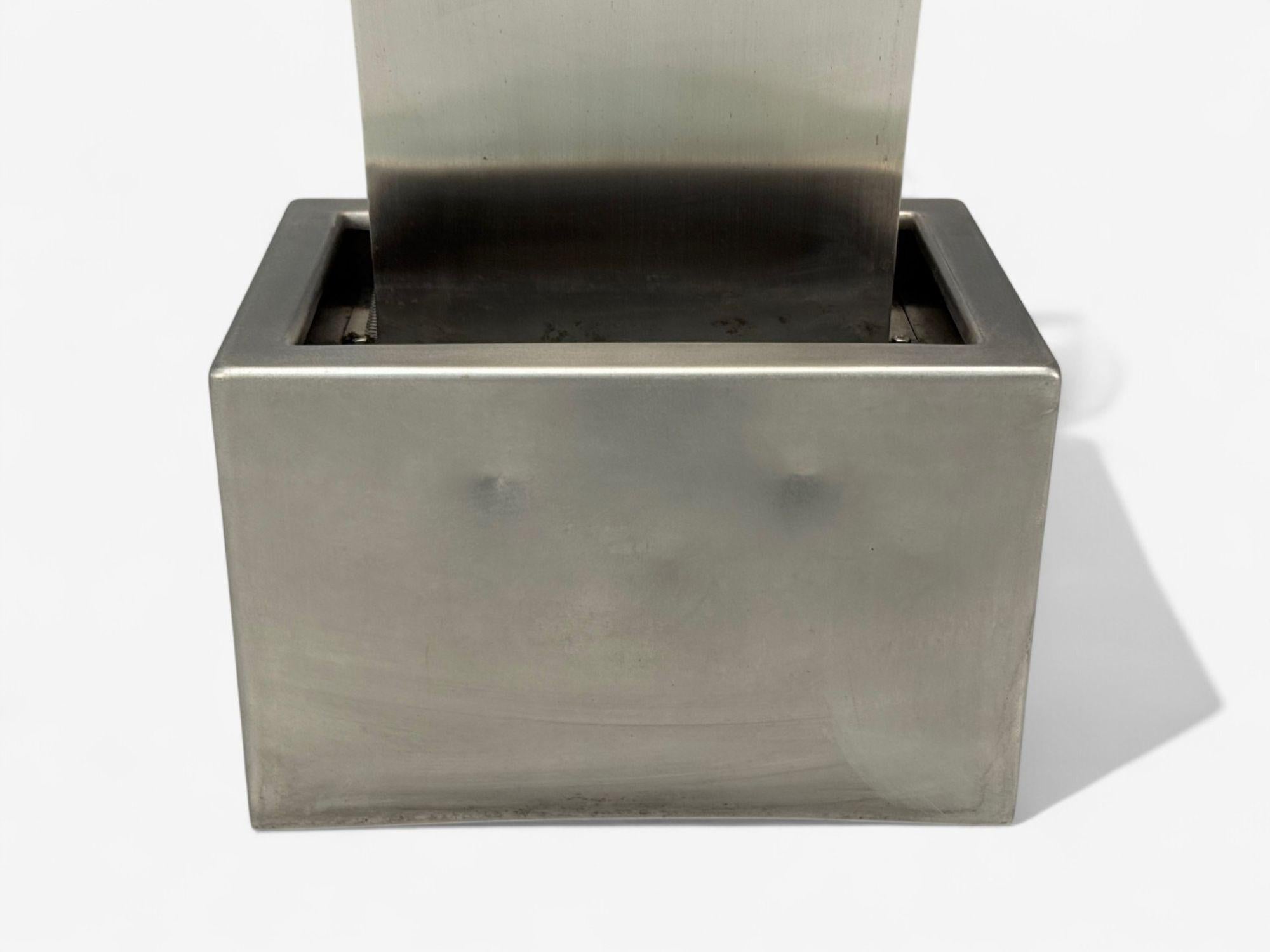 Archie Held, Contemporary, Stainless Steel, Monumental Water Sculpture, USA 2000 For Sale 2