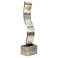 Archie Held, Contemporary, Stainless Steel, Monumental Water Sculpture, USA 2000
