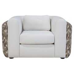 ARCHIE Modern Armchair with Sculptural Form and Custom Upholstery