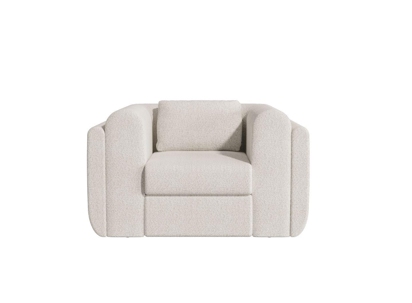 XXIe siècle et contemporain ARCHIE Fauteuil lounge moderne avec rembourrage sur mesure en vente