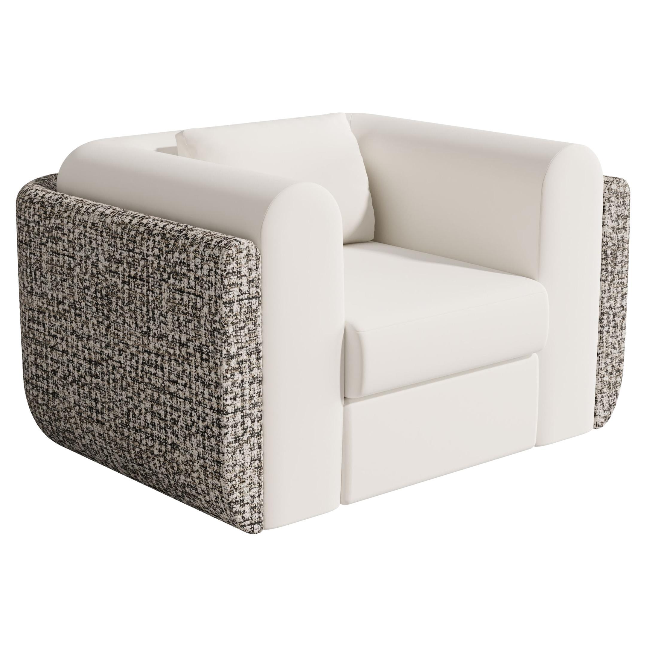 Sillón de salón moderno ARCHIE con tapicería personalizada