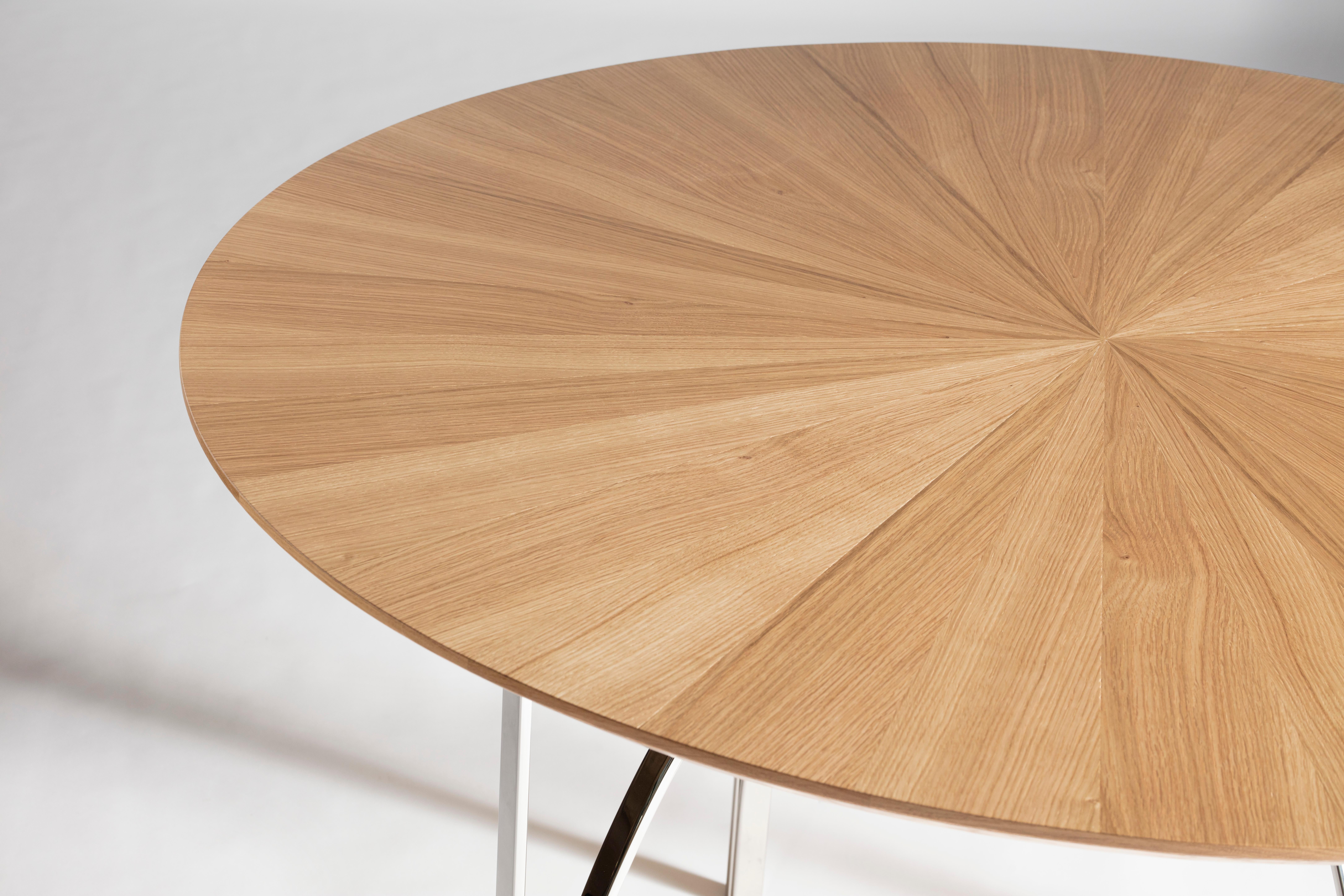 Modern Archie Oak Table by Serena Confalonieri