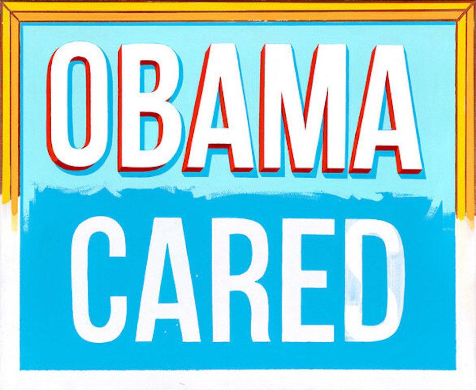 Obama Cared - Print by Archie Scott Gobber