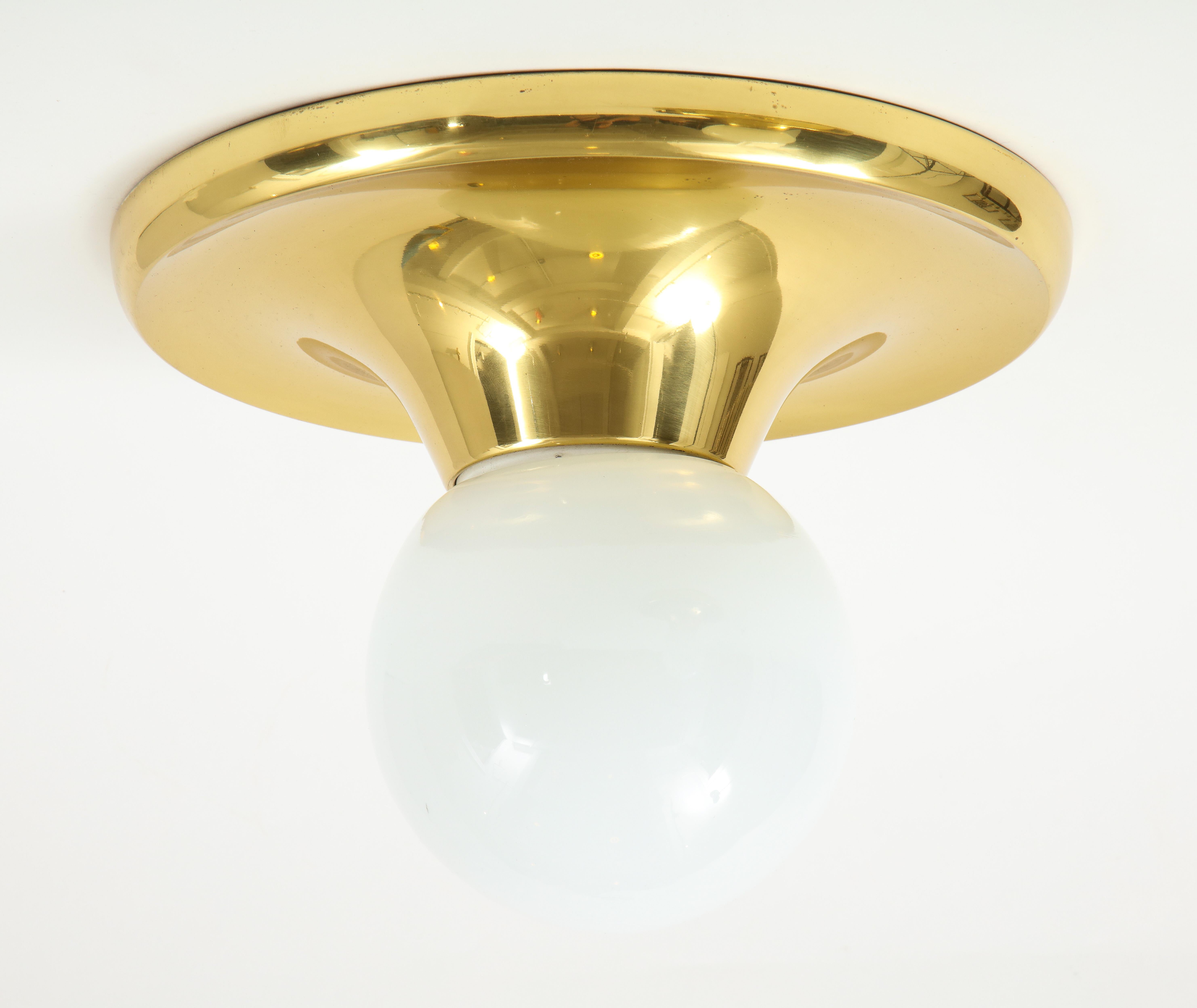 Archille Castiglioni for Arteluce Brass Sconces 4