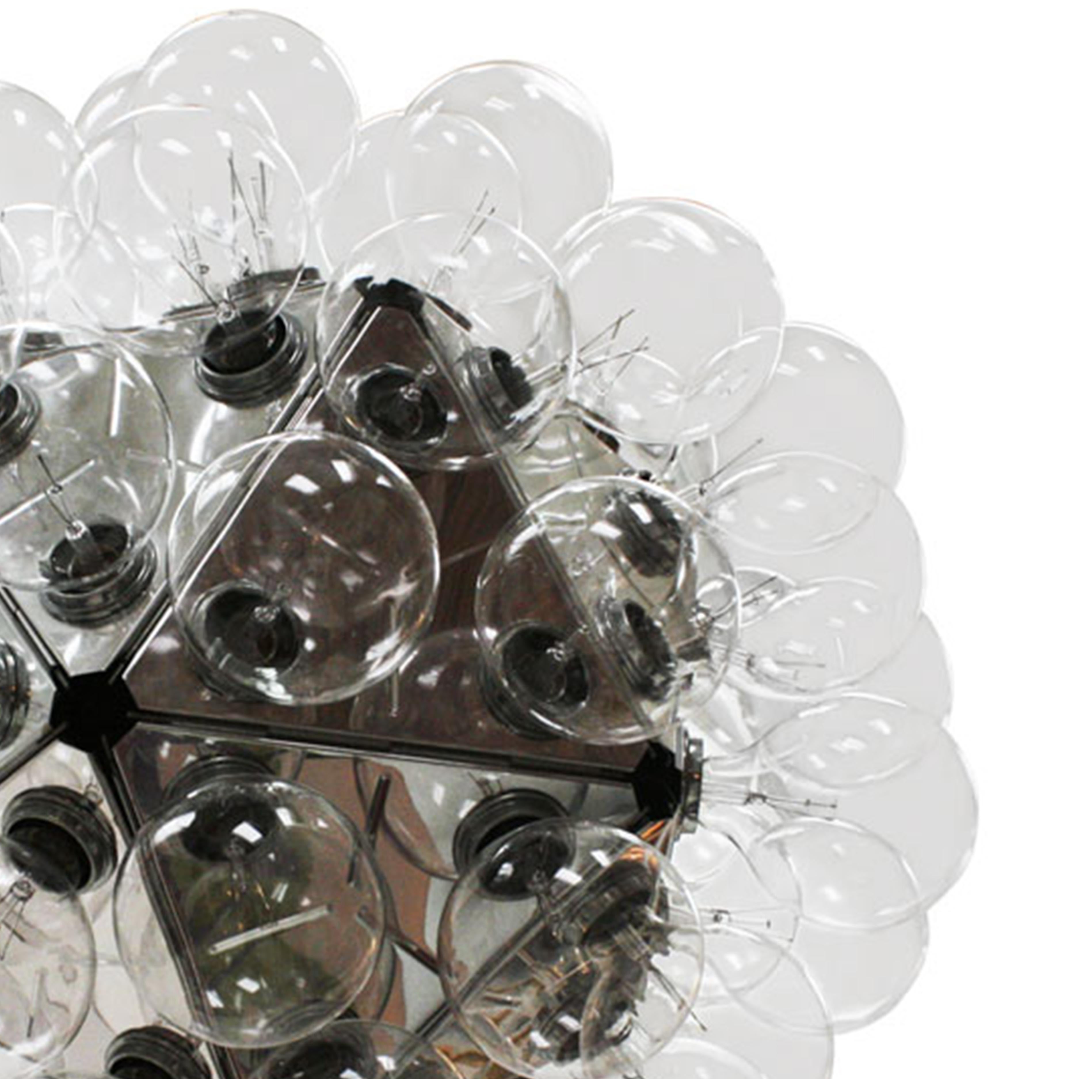 Archille Castiglioni Modern Aluminum and Glass Taraxacum88 Italian Ceiling Lamp In Good Condition In Madrid, ES