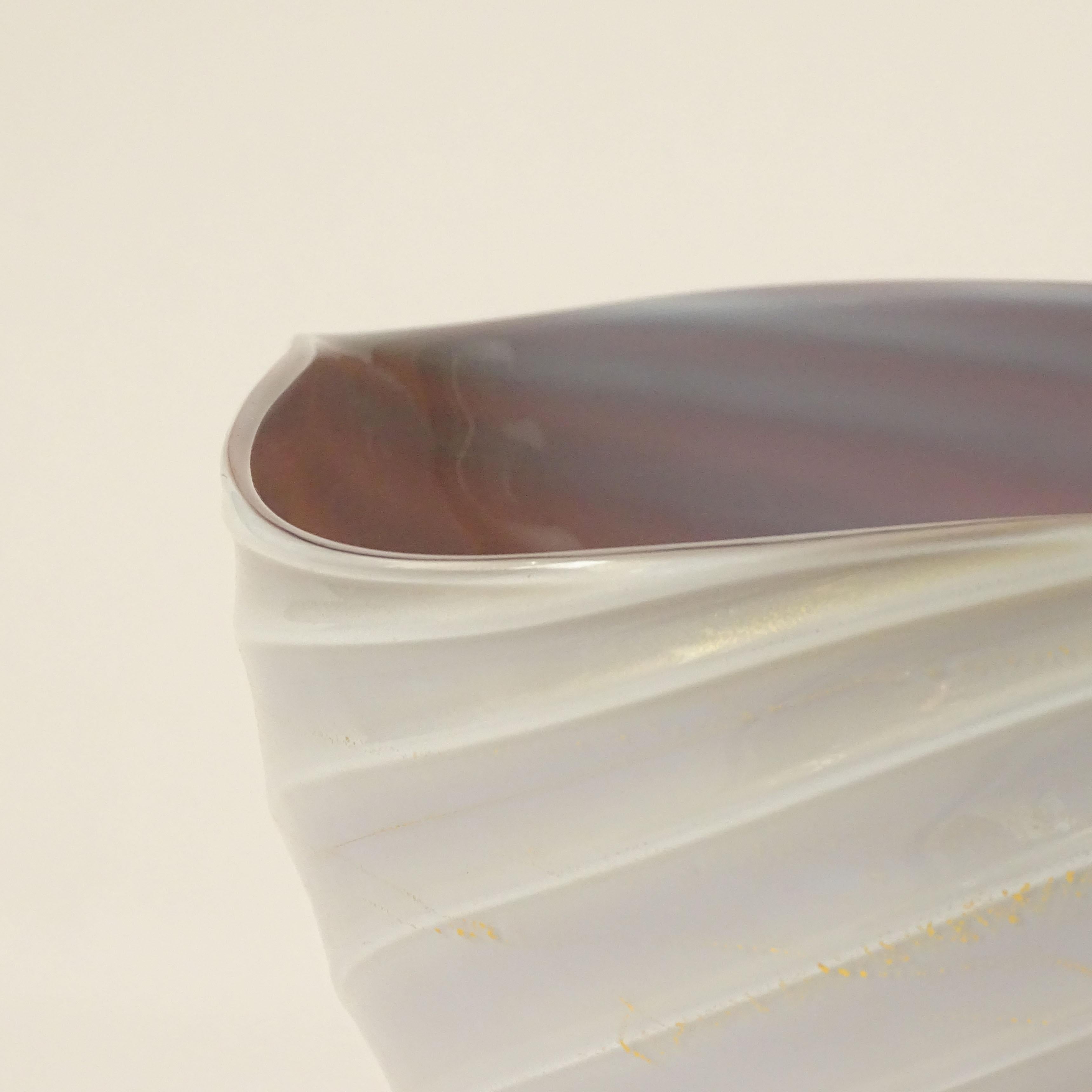 Mid-Century Modern Archimede Seguso 1950s Murano Glass Bowl For Sale