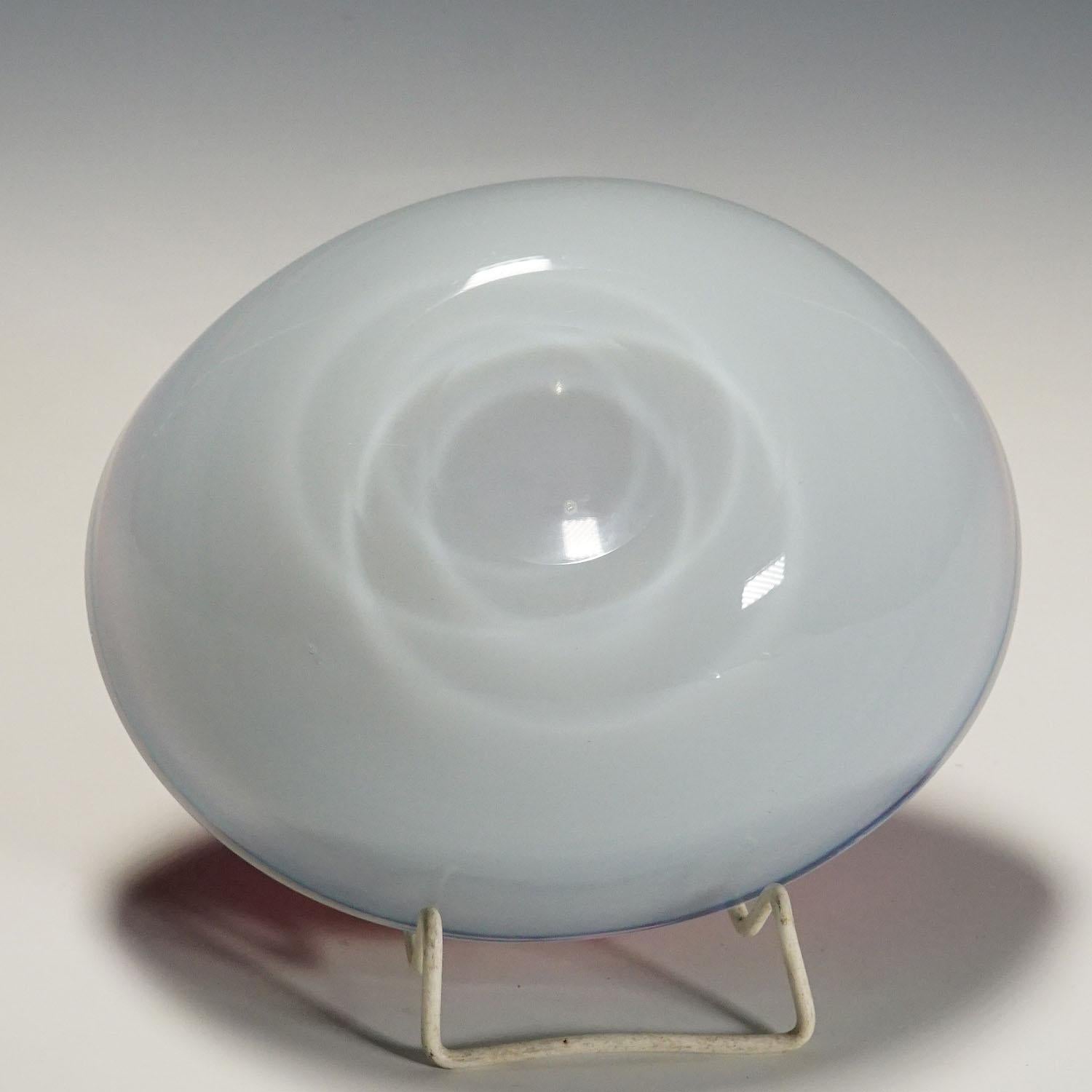 Bol en verre d'art albâtre d'Archimede Seguso, Murano, Italie, vers 1958 Bon état - En vente à Berghuelen, DE