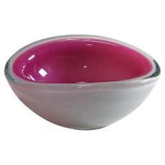 Used Archimede Seguso "Alabastro" Art Glass Bowl, Murano, Italy, ca. 1958