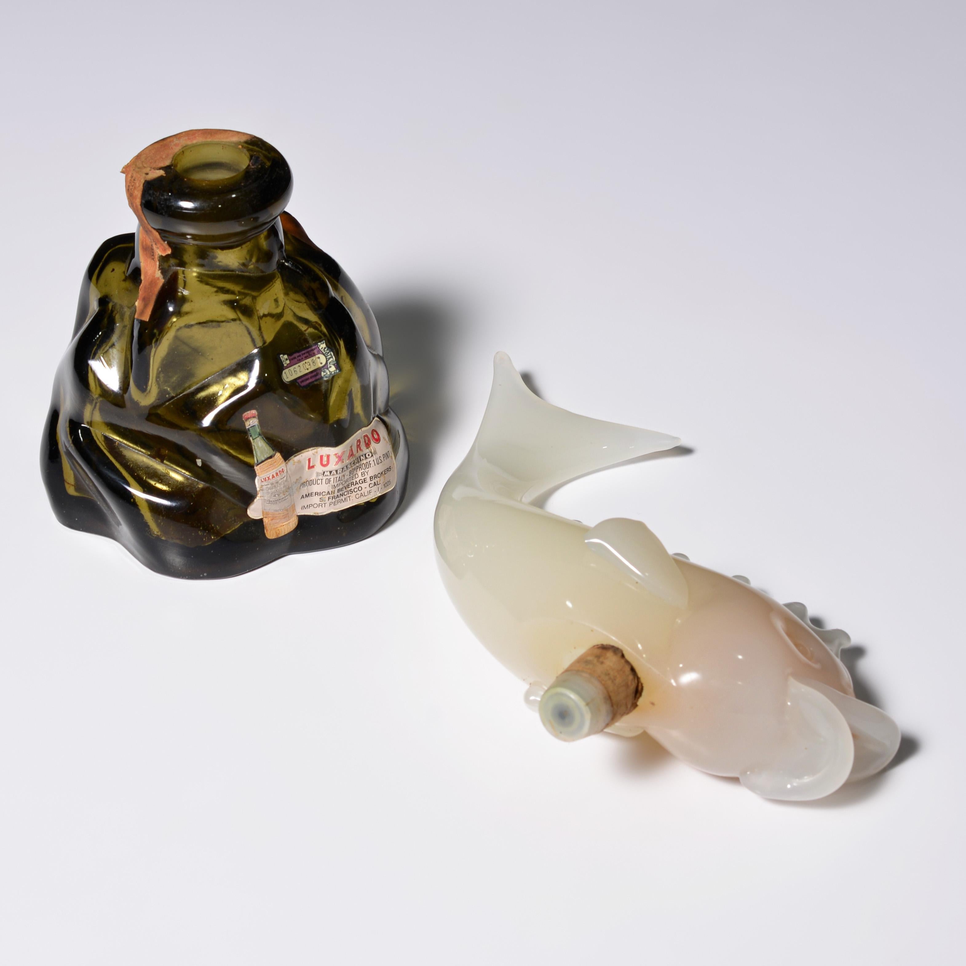 Archimede Seguso ALABASTRO Pesce Scultura / Bottiglia, Leslie Collections in vendita 5