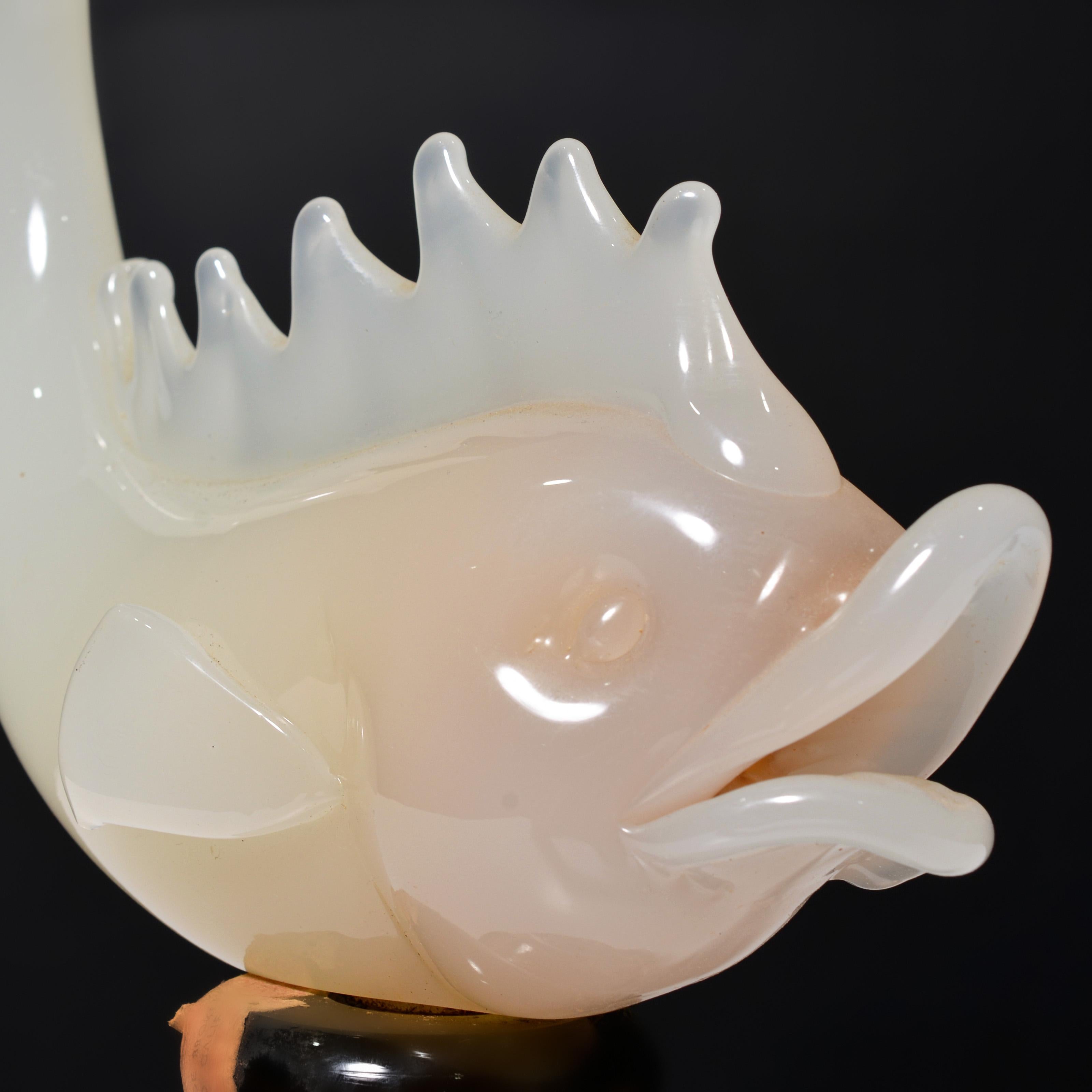 Archimede Seguso ALABASTRO Pesce Scultura / Bottiglia, Leslie Collections in vendita 7