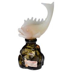 Archimede Seguso ALABASTRO Fisch-Skulptur / Flasche, Leslie Pina Kollektion