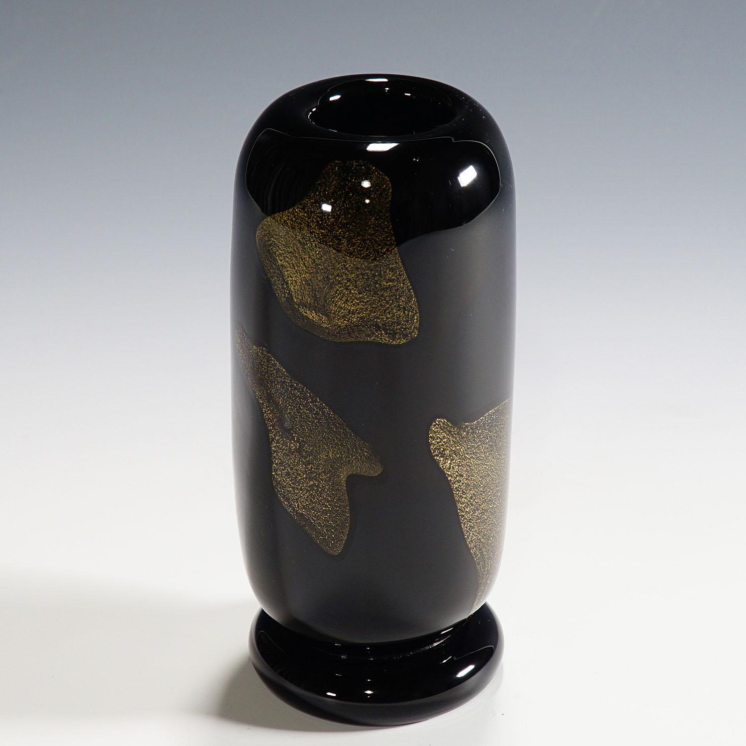 Archimede Seguso Art Glass Vase 'Intarsi Oro' Murano, 1951 In Good Condition In Berghuelen, DE