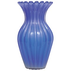Archimede Seguso, Artistic Blue Murano Glass, circa 1950