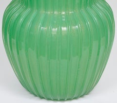 Archimede Seguso, Artistic Green Murano Glass, circa 1950
