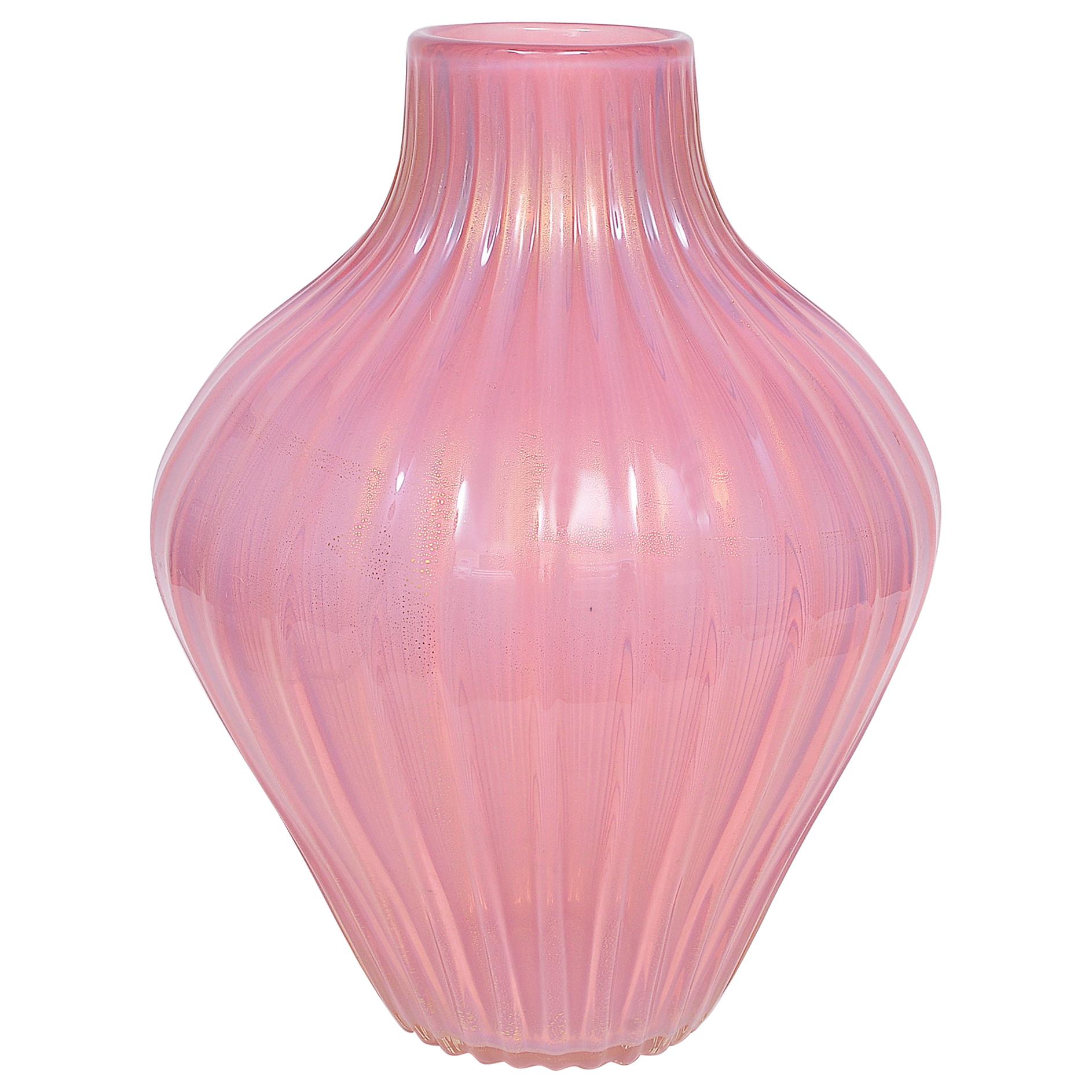 Archimede Seguso, Artistic Pink Murano Glass, circa 1950 For Sale