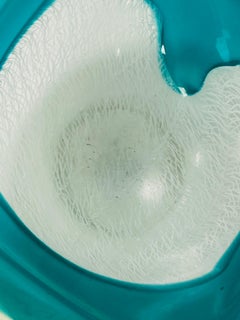 ARCHIMEDE SEGUSO ashtray in Murano glass "zanfirico" circa 1950.