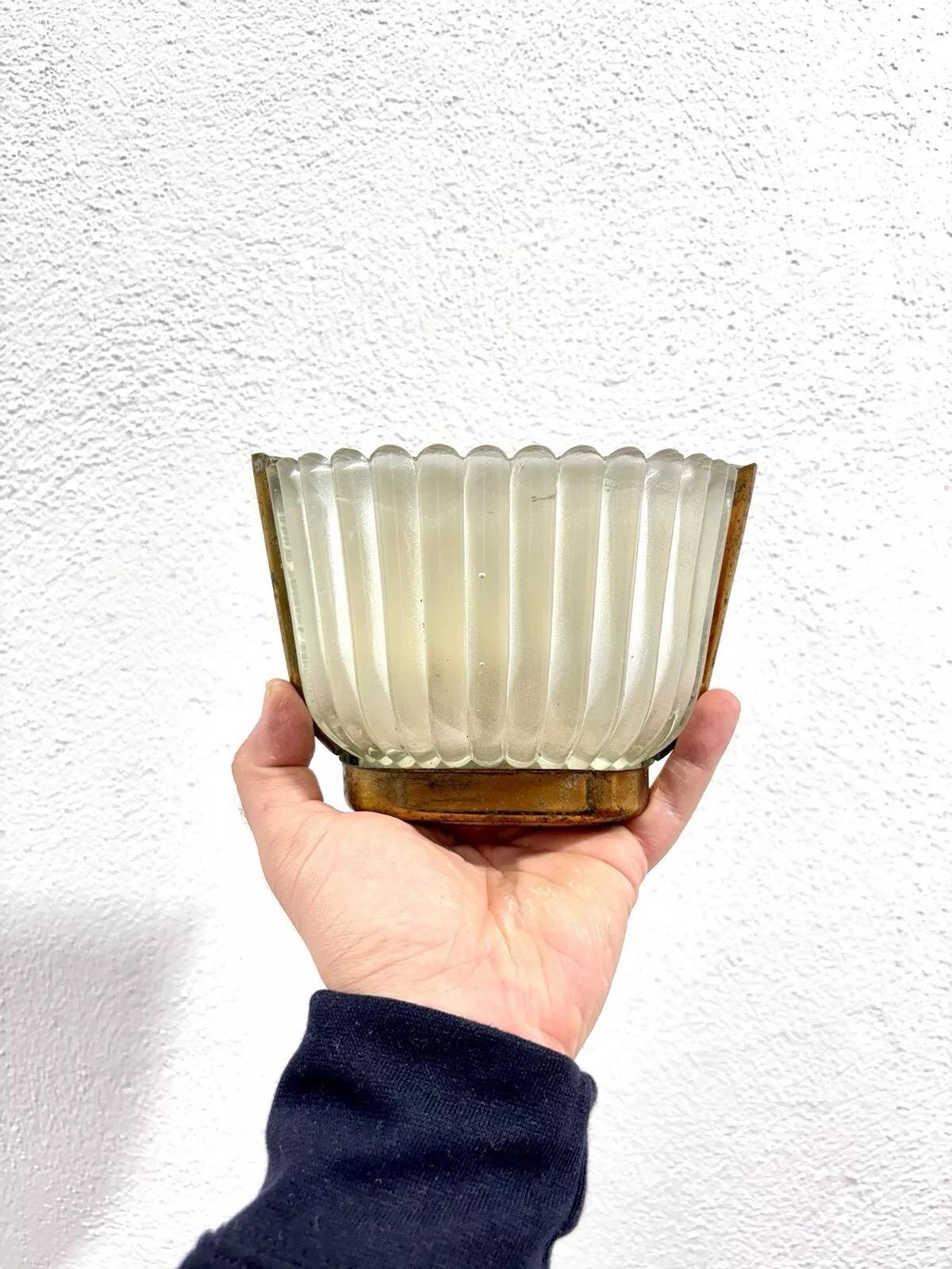 Archimede Seguso Barovier & Toso Lampe murale 1920 en verre de Murano en vente 1