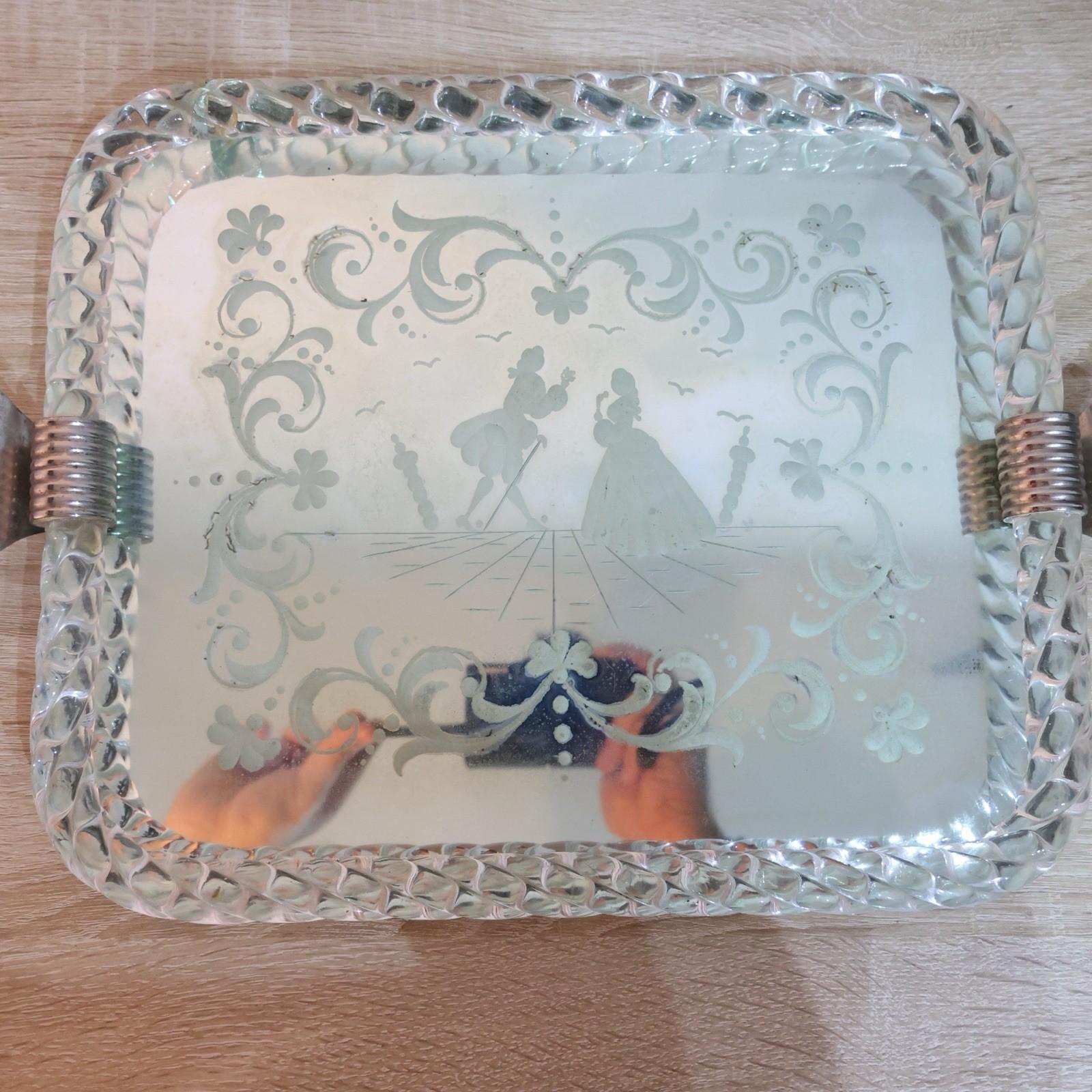 Archimede Seguso Barovier & Toso Vassoio Torchon Da Portata Venezia Anni '40 im Angebot 6