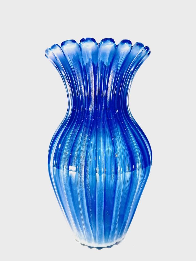 Archimede Seguso blue Murano glass 